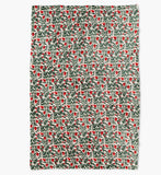 Christmastide Pomegranate Fleece Blanket