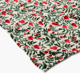 Christmastide Pomegranate Fleece Blanket