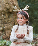 Sequin & Velvet Antler Headband