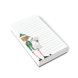 Naughty or Nice Lined Notepad | Christmas List Elf